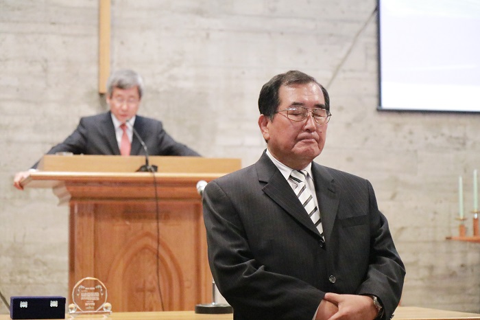 10월 서백수장로 은퇴장로 추대식