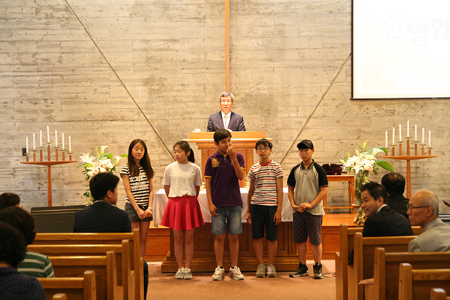 2015년 6월14일 학생졸업예배