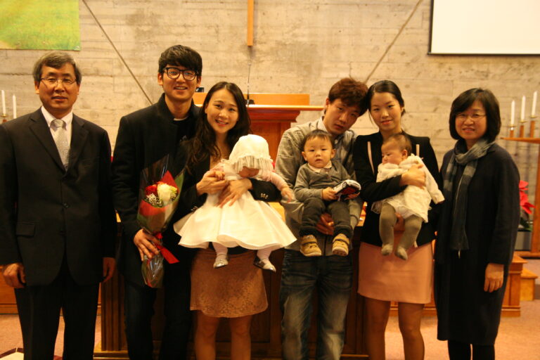 2015년 12월13일 유아세례 박단비 김한나