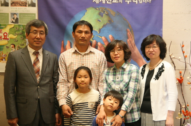 2015년 호산나새가족 김영규,김남희 집사님가정